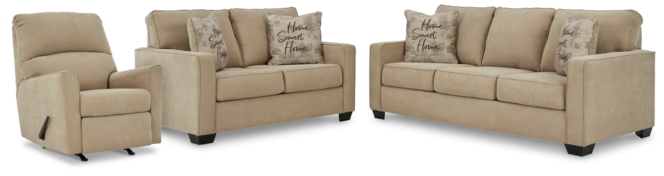 Lucina Sofa, Loveseat and Recliner - furniture place usa