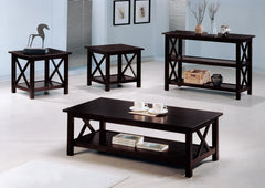 Rachelle Brown 3 Pc Coffee Table Set - furniture place usa