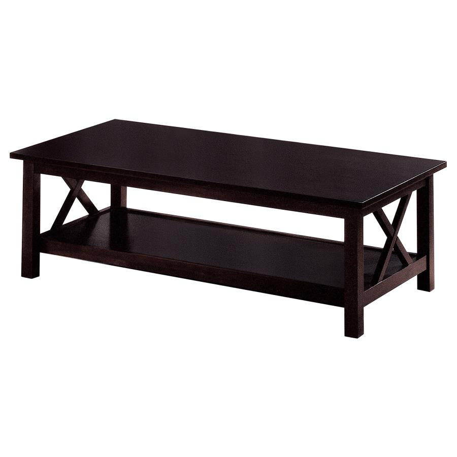 Rachelle Brown 3 Pc Coffee Table Set - furniture place usa