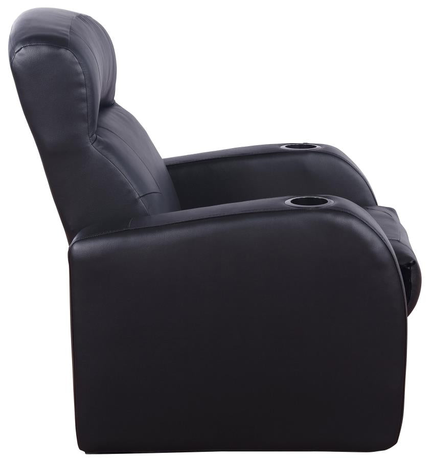 Cyrus Black 5 Pc Theater Seating (3r) - furniture place usa