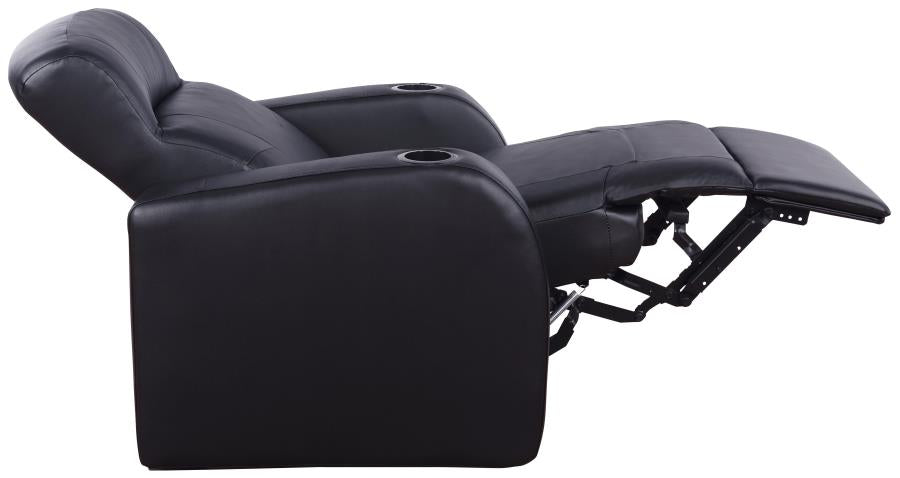 Cyrus Black 5 Pc Theater Seating (3r) - furniture place usa
