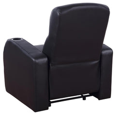 Cyrus Black 7 Pc Theater Seating (4r) - furniture place usa