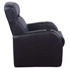 Cyrus Black Recliner - furniture place usa