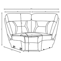 Higgins Grey Wedge - furniture place usa