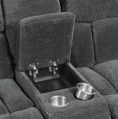Weissman Grey 2 Pc Motion Sofa Set - furniture place usa