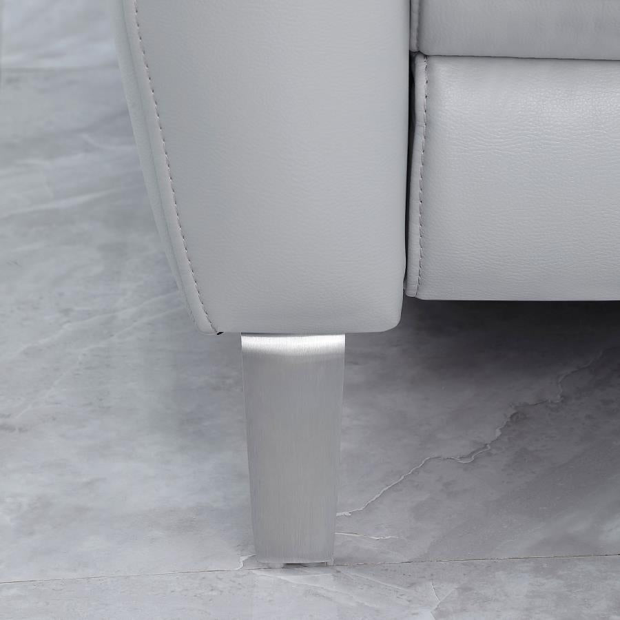 Derek Grey 2 Pc Power Sofa Set - furniture place usa