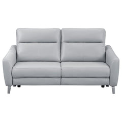 Derek Grey 3 Pc Power Sofa Set - furniture place usa