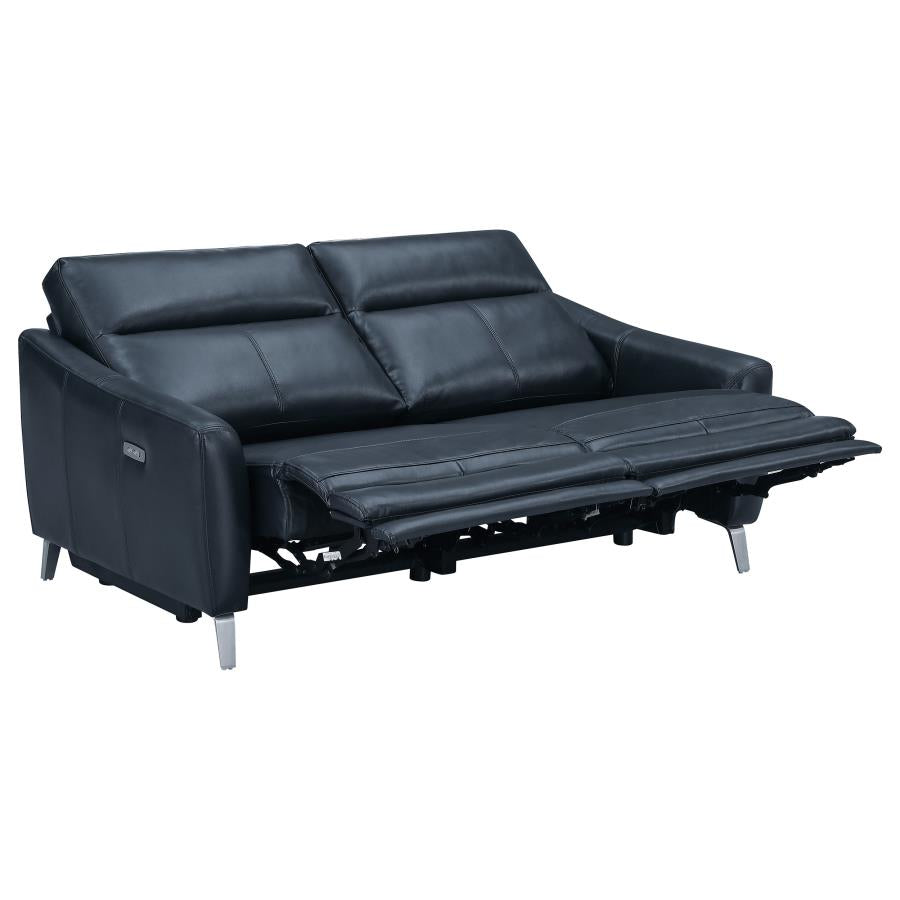 Derek Blue 2 Pc Power Sofa Set - furniture place usa