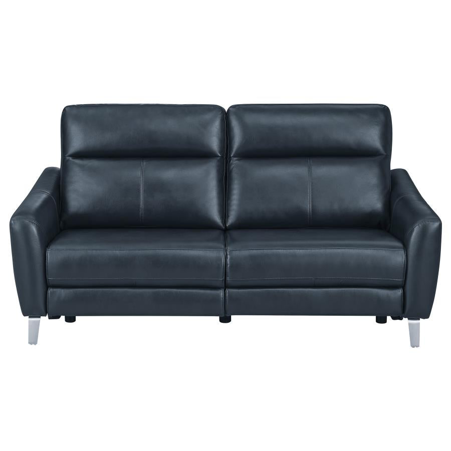 Derek Blue 2 Pc Power Sofa Set - furniture place usa