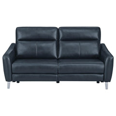 Derek Blue 2 Pc Power Sofa Set - furniture place usa