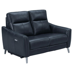 Derek Blue 2 Pc Power Sofa Set - furniture place usa
