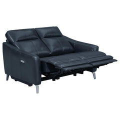 Derek Blue 2 Pc Power Sofa Set - furniture place usa