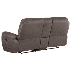 Variel Brown Motion Loveseat - furniture place usa