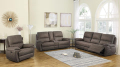 Variel Brown Motion Loveseat - furniture place usa