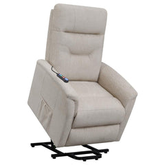 Henrietta Beige Power Lift Massage Chair - furniture place usa