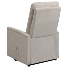 Henrietta Beige Power Lift Massage Chair - furniture place usa