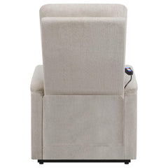 Henrietta Beige Power Lift Massage Chair - furniture place usa