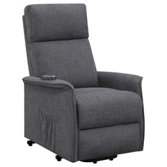 Herrera Grey Power Lift Massage Chair - furniture place usa