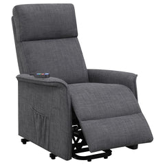 Herrera Grey Power Lift Massage Chair - furniture place usa