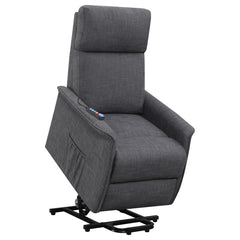Herrera Grey Power Lift Massage Chair - furniture place usa