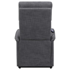 Herrera Grey Power Lift Massage Chair - furniture place usa