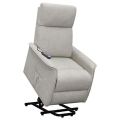 Herrera Beige Power Lift Massage Chair - furniture place usa