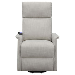 Herrera Beige Power Lift Massage Chair - furniture place usa