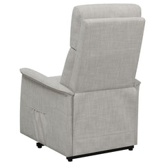 Herrera Beige Power Lift Massage Chair - furniture place usa