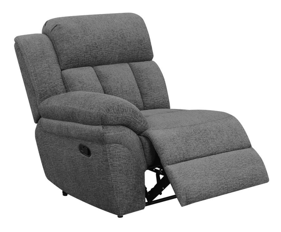 Bahrain Grey Laf Recliner - furniture place usa