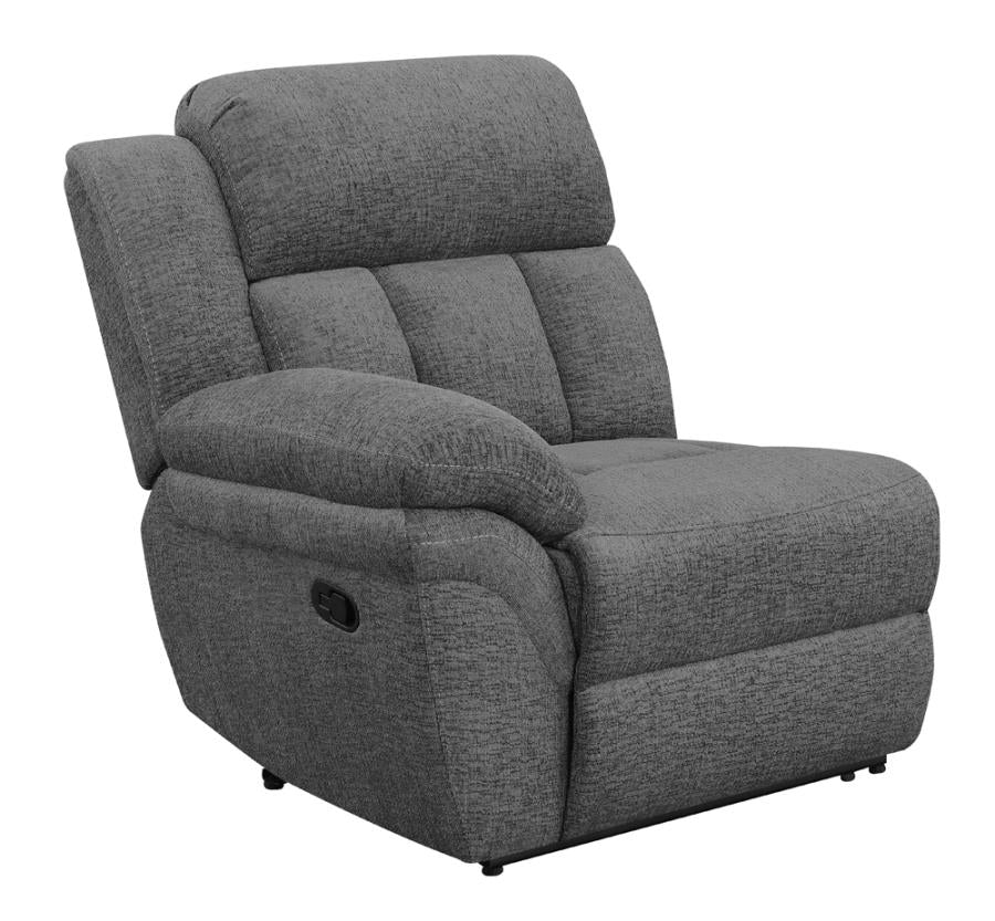 Bahrain Grey Laf Recliner - furniture place usa
