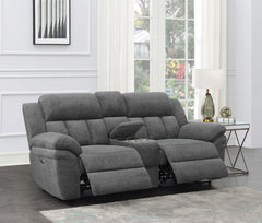 Bahrain Grey Power Loveseat - furniture place usa