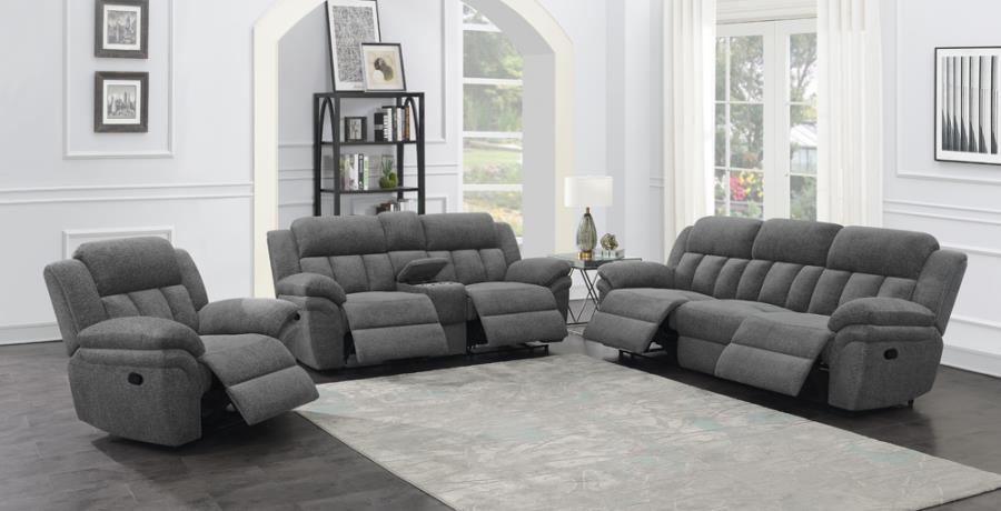 Bahrain Grey Glider Recliner - furniture place usa