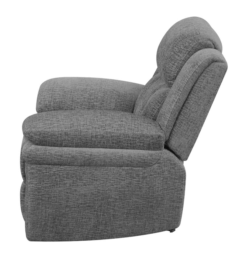 Bahrain Grey Glider Recliner - furniture place usa