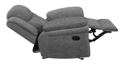 Bahrain Grey Glider Recliner - furniture place usa