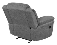 Bahrain Grey Glider Recliner - furniture place usa