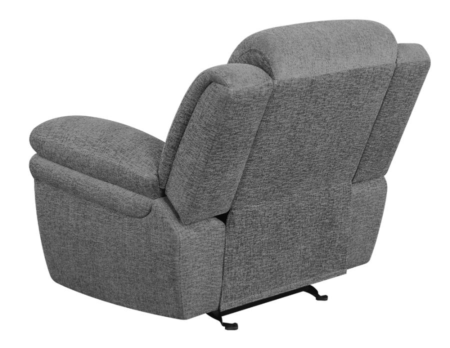 Bahrain Grey Glider Recliner - furniture place usa