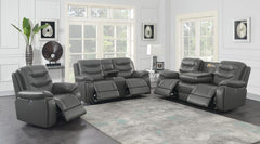 Flamenco Grey Power Loveseat - furniture place usa