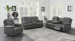 Flamenco Grey Power Loveseat - furniture place usa