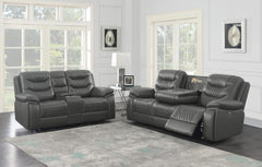 Flamenco Grey Power Loveseat - furniture place usa