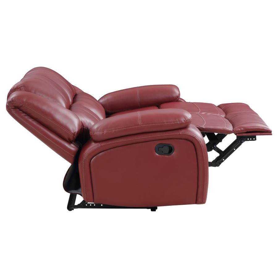 Camila Red Motion Loveseat - furniture place usa
