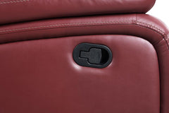 Camila Red Motion Loveseat - furniture place usa