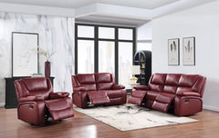 Camila Red Motion Loveseat - furniture place usa
