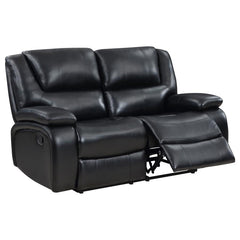 Black Motion Loveseat - furniture place usa