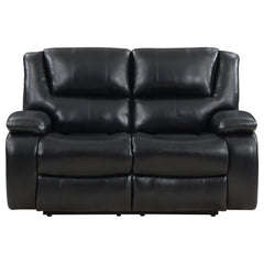 Black Motion Loveseat - furniture place usa