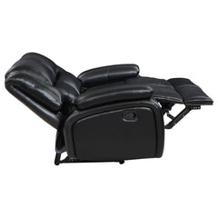Black Motion Loveseat - furniture place usa
