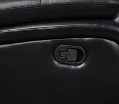 Black Motion Loveseat - furniture place usa