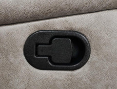 Greer Beige Glider Loveseat - furniture place usa