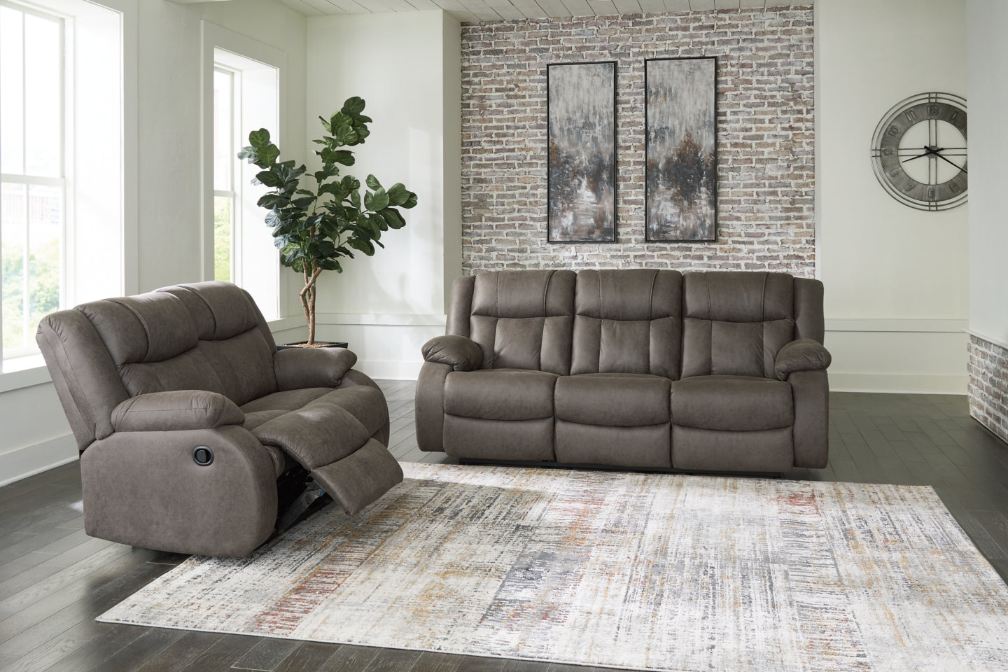 First Base Sofa and Loveseat - furniture place usa