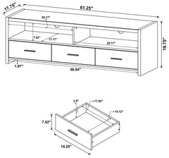 Alton Black 62" Tv Stand - furniture place usa