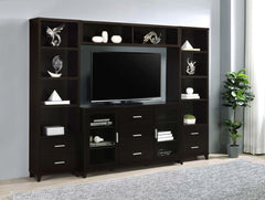 Lewes Brown Media Tower - furniture place usa